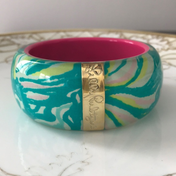 Lilly Pulitzer Jewelry - Lilly Pulitzer Wrist and Shout Cuff Turquoise